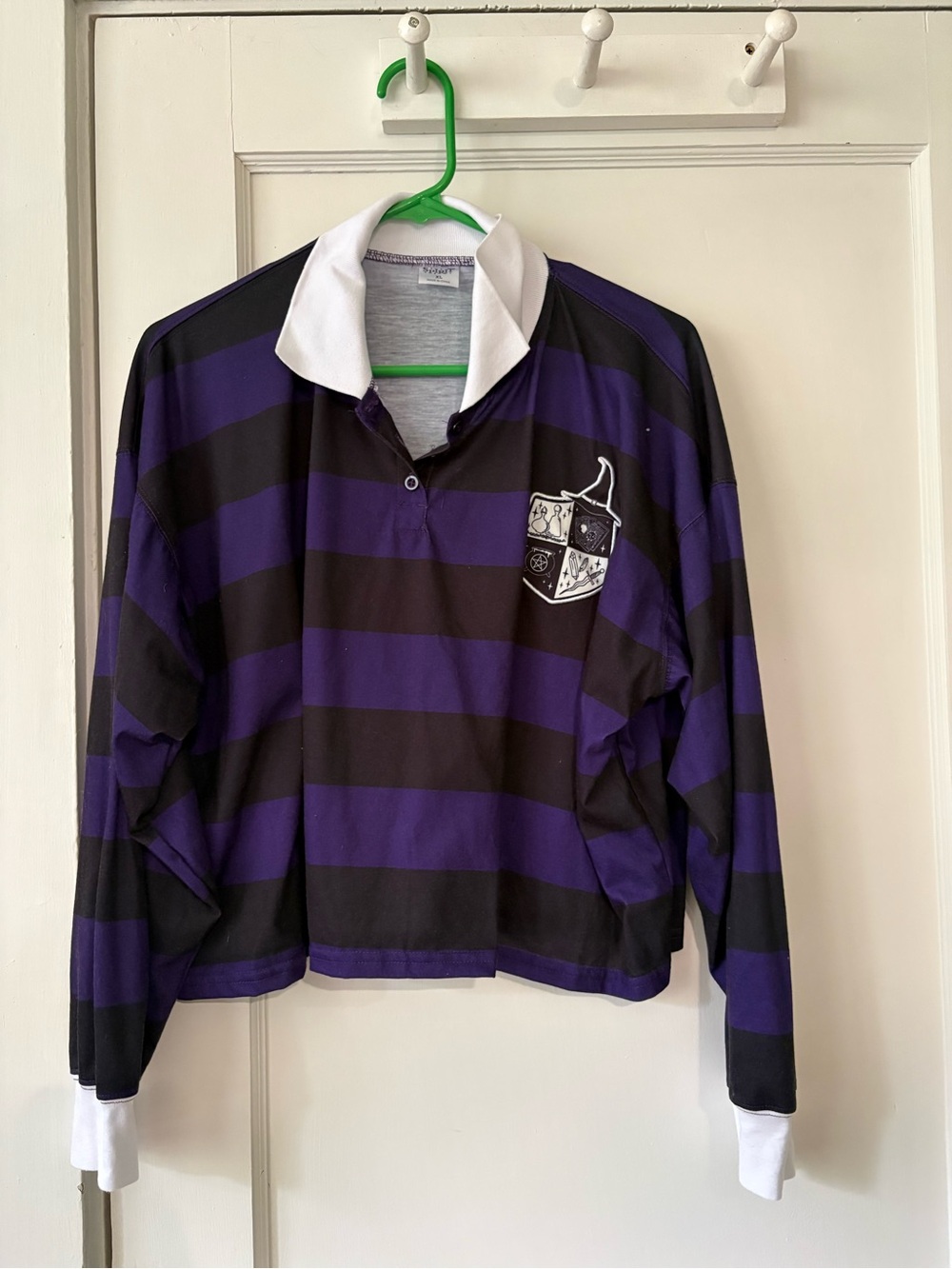 Wednesday Addams nevermore academy purple and black costume shirt